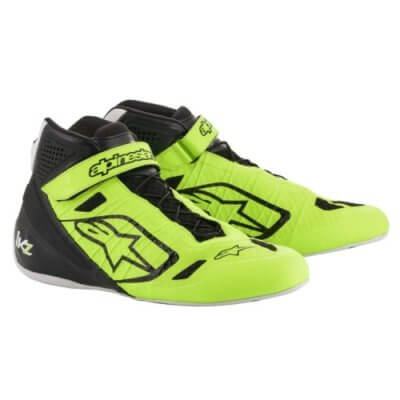 Alpinestars Tech 1-KZ Kart Boots - Fluorescent Yellow - Size EU43