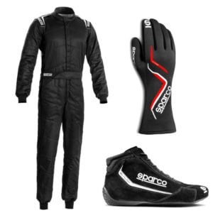 Sparco Sprint Suit Professional Racing Bundle For Medium Sized Drivers