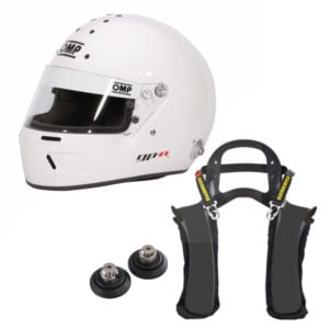 OMP GP-R Helmet With Schroth XLT HANS Package