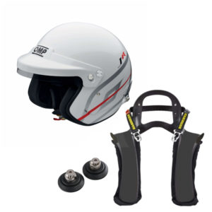OMP JR Helmet With Schroth XLT HANS Package