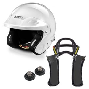Sparco RJ Helmet With Schroth XLT HANS Package